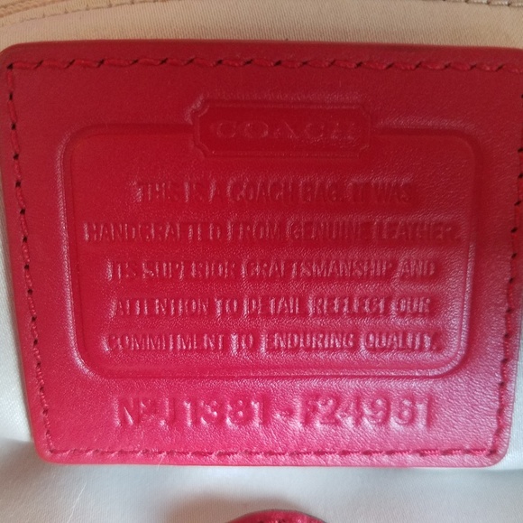 Vintage Coach Campbell Belle Leather Handbag - Picture 7 of 7